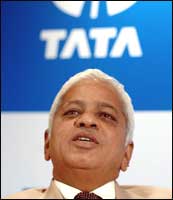 Tata Steel Managing Director B Muthuraman . Photograph: Indranil Mukherjee/AFP/Getty Images