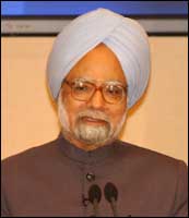 Prime Minister Dr Manmohan Singh. Photograph: Paresh Gandhi