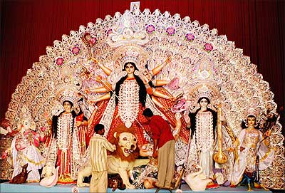 Durga idol.