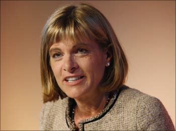 Anne Lauvergeon, chief executive of France's nuclear reactor maker Areva.