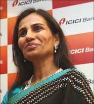 ICICI CEO and managing director Chanda Kochhar 