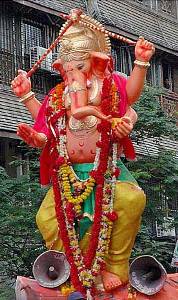 A Ganapati idol