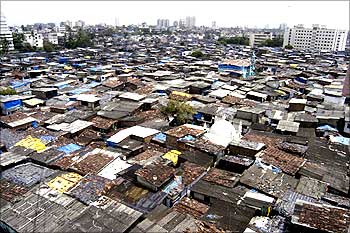 Dharavi, Asia's largest slum.
