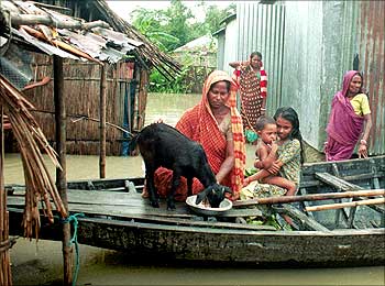 Flood in Bangladesh.