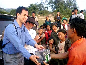 Distribution in rural China.