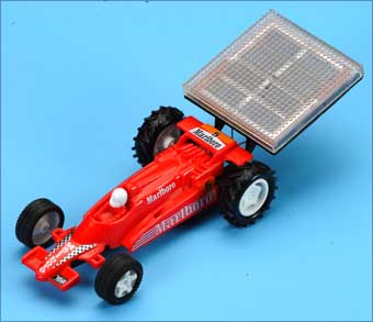 Solar-powered toy.