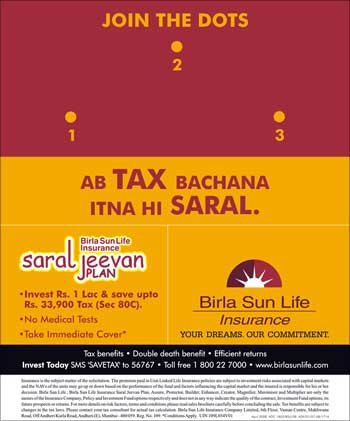 Birla Sun Life Insurance advt.