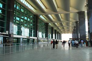 Bengaluru airport. Photograph: Praveen B S