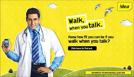 Idea Cellular's latest advertisement takes the health route.
