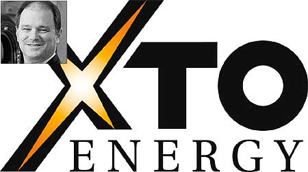 XTO Energy logo, Keith A. Hutton (inset).