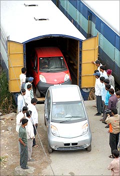 Tata Nano set to hit the roads.