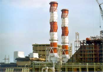 Bypass stack for a 160 MW gas turbine power plant, Faridabad.