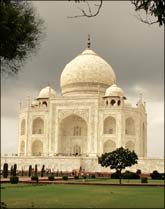The Taj Mahal in Agra. Photograph: Reuters
