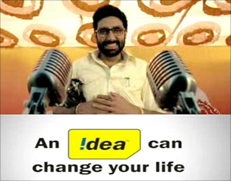 Abhishek Bachchan stars in Idea's innovative 'What a democracy' campaign.