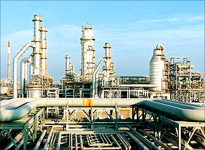 The Reliance Industries Limited petrochemical plant at Hazira in this file photo.