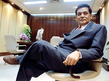 A M Naik in his office.