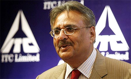Y C Deveshwar, chairman of India's top tobacco firm ITC Ltd.