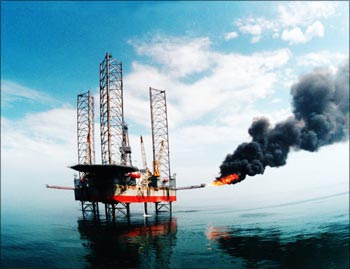 China National Offshore Oil Corporation's oil rig.