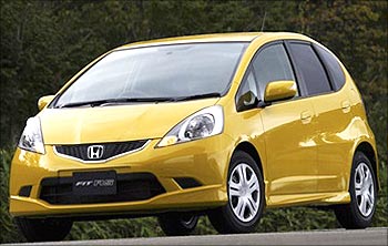 The Honda Jazz. Honda will soon launch a small car, 2CV, in India.