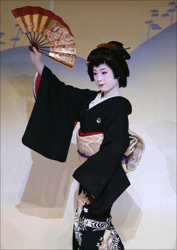 A Japanese woman.