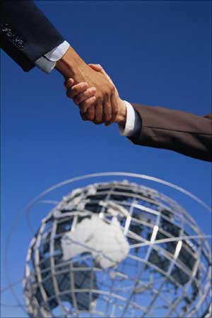 A representative image of business alliances