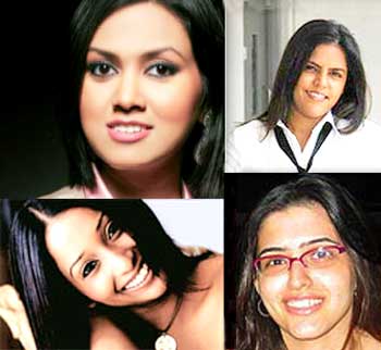 Clockwise: Meghna Puri, Lara Balsara, Rangita Nandy, Devita Saraf.
