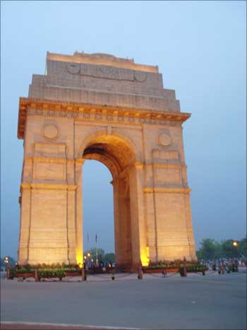 The India Gate, New Delhi.