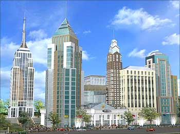 The proposed Prestige UB City in Bengaluru.