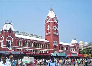 Chennai Central Station.