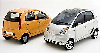 The world's cheapest car, Tata Nano.