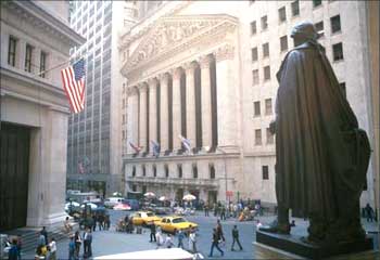 Wall Street, New York.