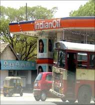 Petrol pump of Indian Oil Corp.
