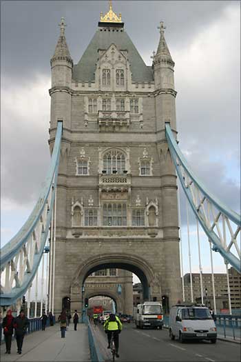 The Tower Bridge, London.