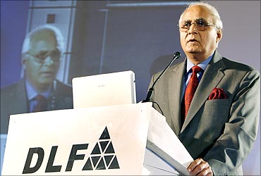 DLF chairman K P Singh.