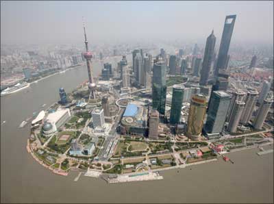 The new Shanghai financial district