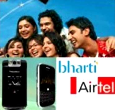 Bharti Airtel advertisement.