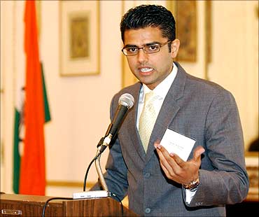 Image: Minister of State for Communications and Information Technology Sachin Pilot. Photograph: Paresh Gandhi