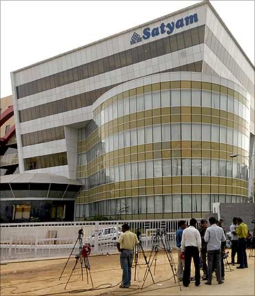 Satyam Computer office at Hyderabad.