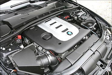 A BMW diesel engine