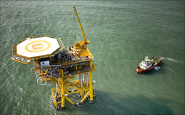 Cairn India's offshore Ravva block.