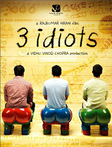The 3 Idiots poster.
