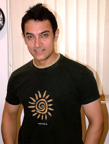 Bollywood star Aamir Khan.