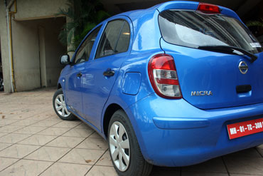 Rear view of Micra