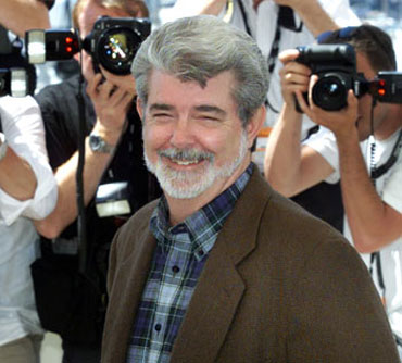 Hollywood director and creator of Star Wars and Indian Jones films George Lucas.