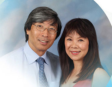 Patrick Soon-Shiong with wife Michele Chan.