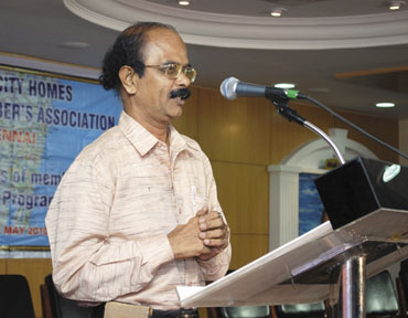 G Krishnamurthy, President, Sahara City Homes (Chennai) Members Association.