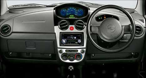 An interior view of the Chevvy Spark.