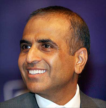 Bharti chairman Sunit Bharti Mittal.