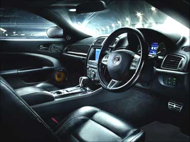Jaguar XKR interior.