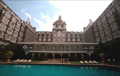 Taj Mahal hotel in Mumbai.